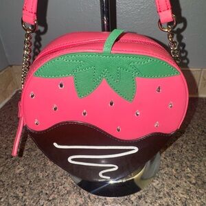 Kate Spade novelty chocolate covered Strawberry Crossbody Bag